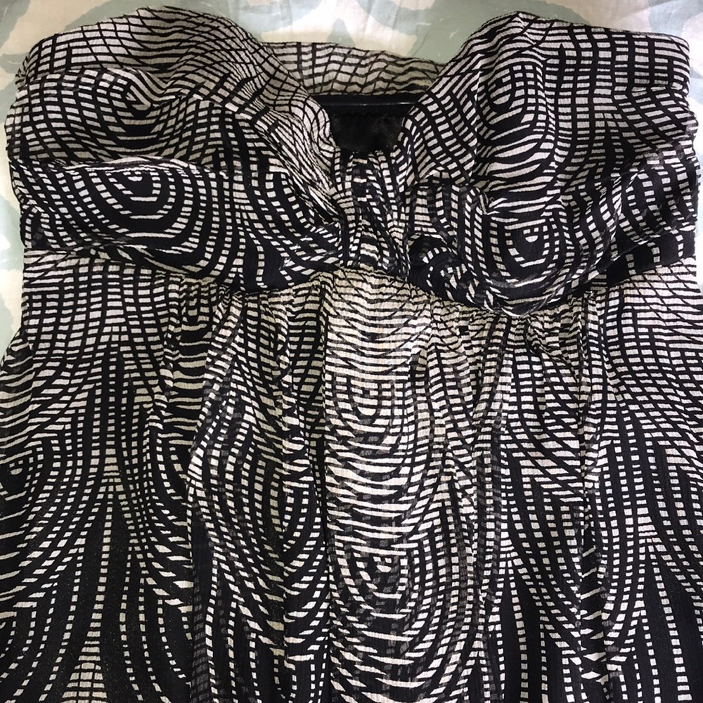 Express strapless dress